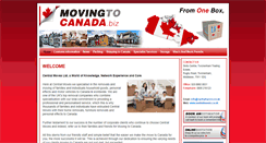 Desktop Screenshot of movingtocanada.biz