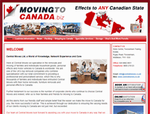 Tablet Screenshot of movingtocanada.biz